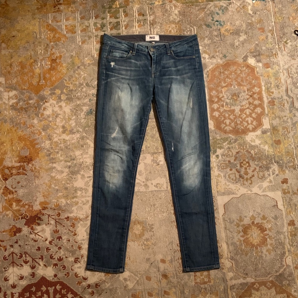 Paige ankle peg jeans